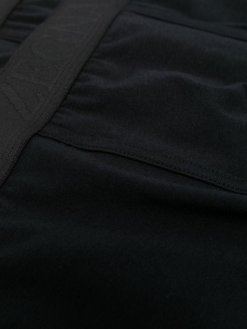 Black Logo Waistband Boxers Set
