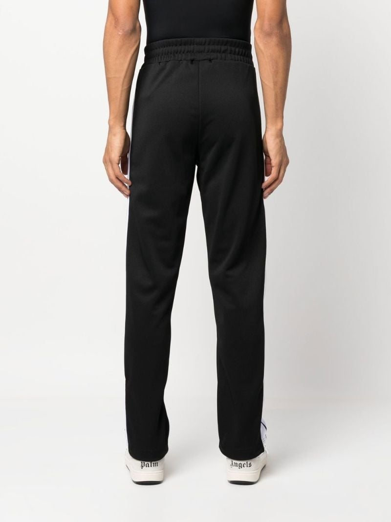 Black Logo Print Track Pants