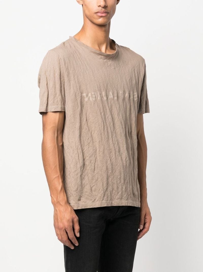 Neutral Reverse Logo Print T-shirt