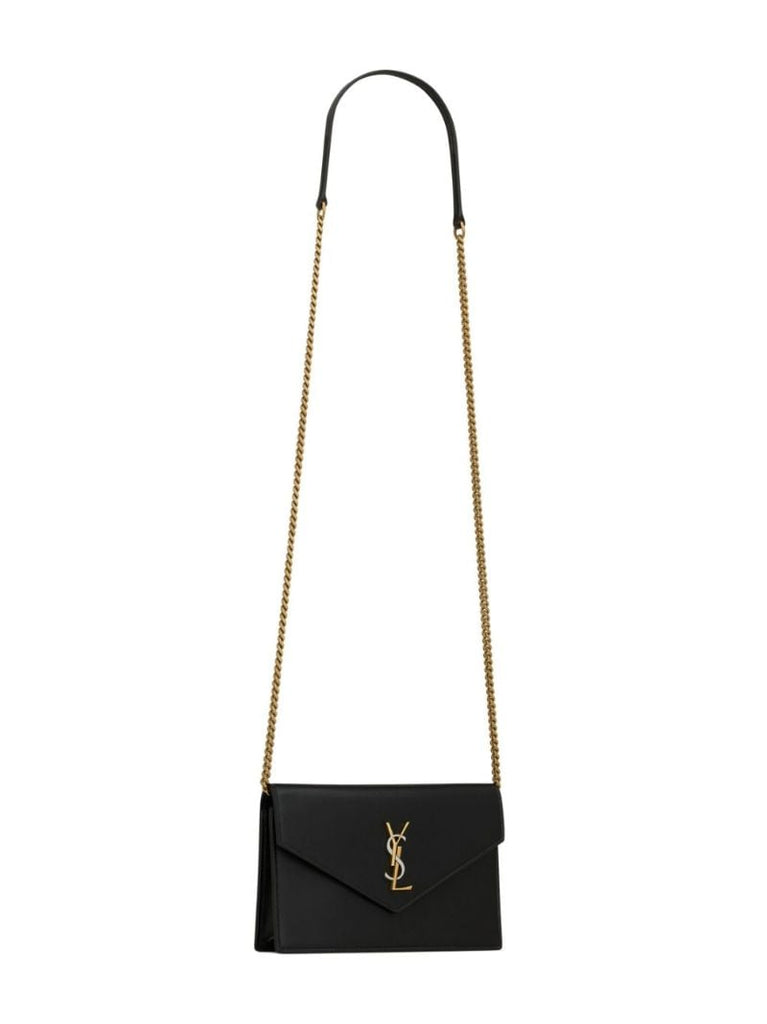 Black Envelope Logo Plaque Bag