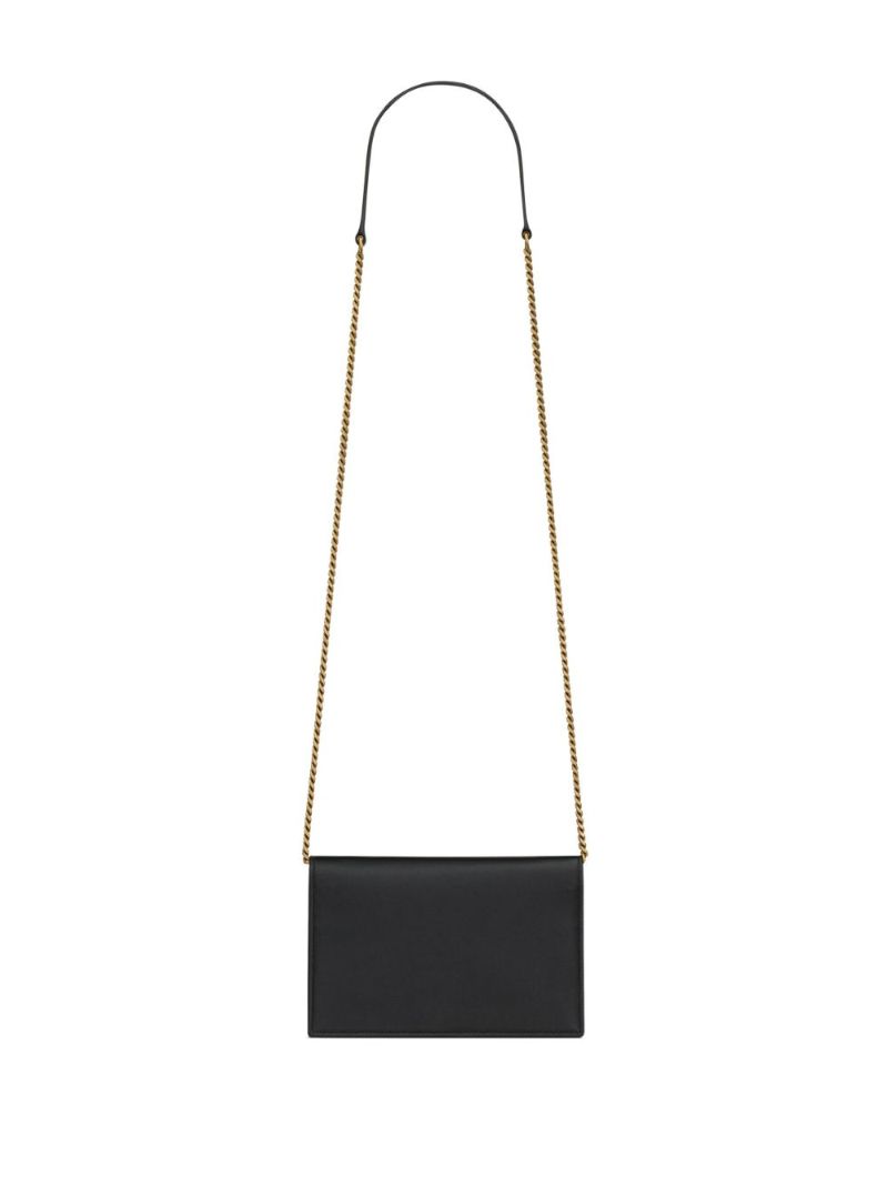 Black Envelope Logo Plaque Bag