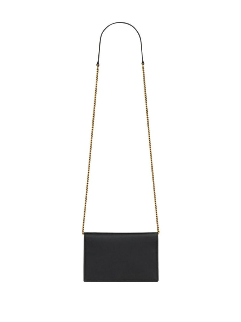 Black Envelope Logo Plaque Bag