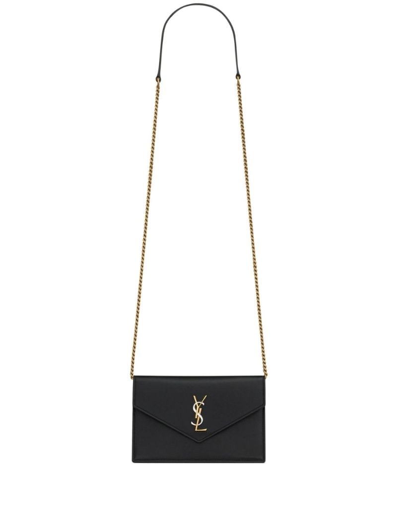 Black Envelope Logo Plaque Bag