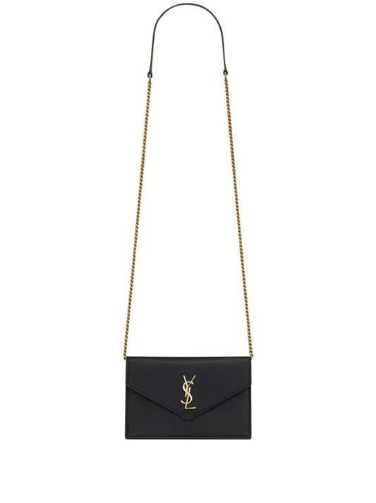 Black Envelope Logo Plaque Bag