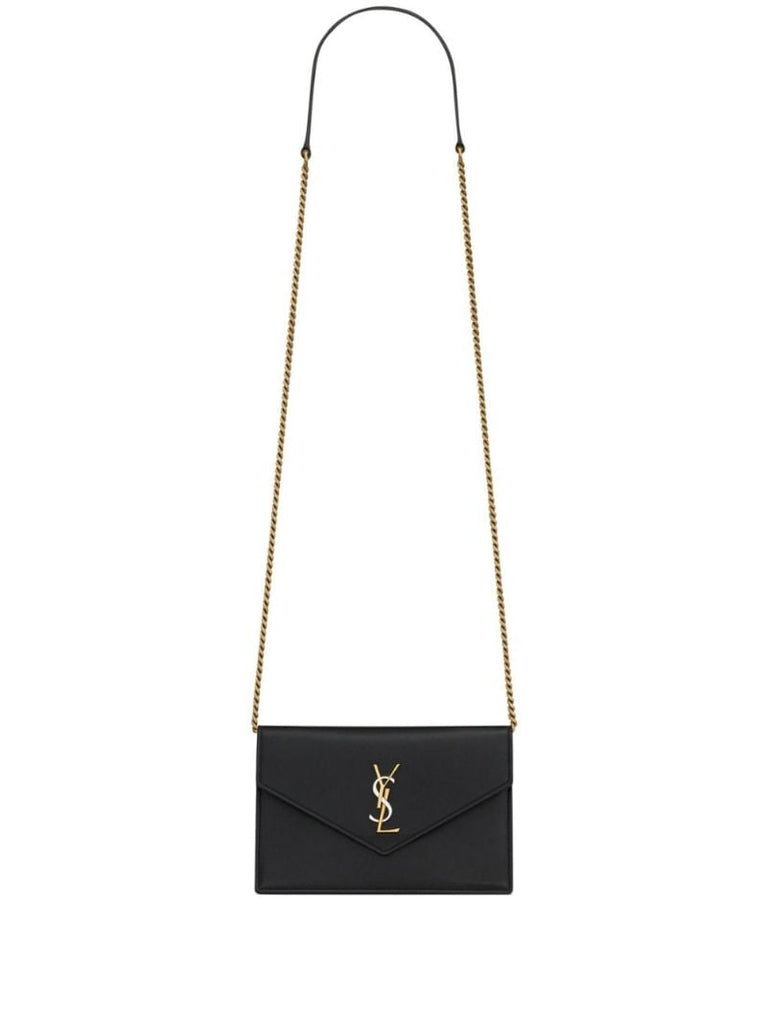 Black Envelope Logo Plaque Bag