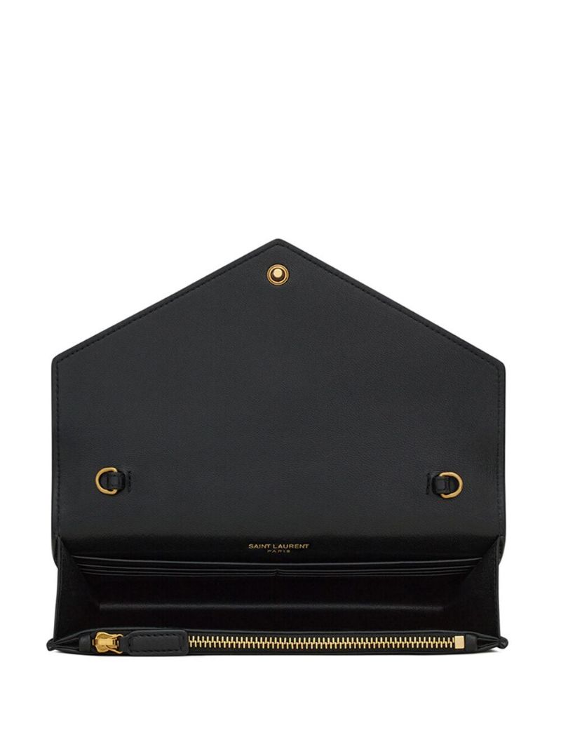 Black Envelope Logo Plaque Bag