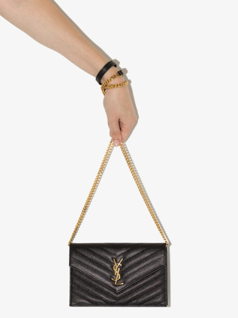 Monogram MatelassÃ_x0083_Â© Leather Chain Wallet