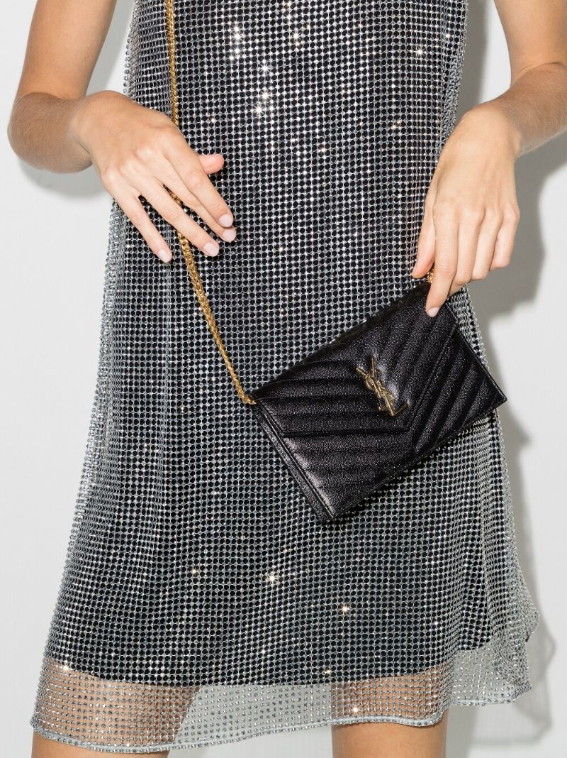 Monogram MatelassÃ_x0083_Â© Leather Chain Wallet