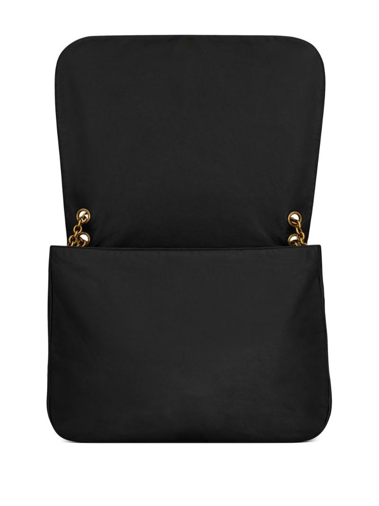 Black Jamie Leather Shoulder Bag