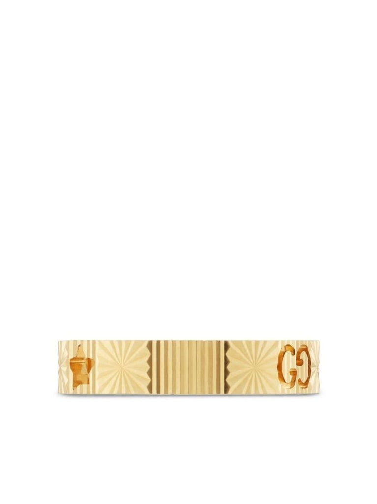 18k Yellow Gold Icon Star Ring