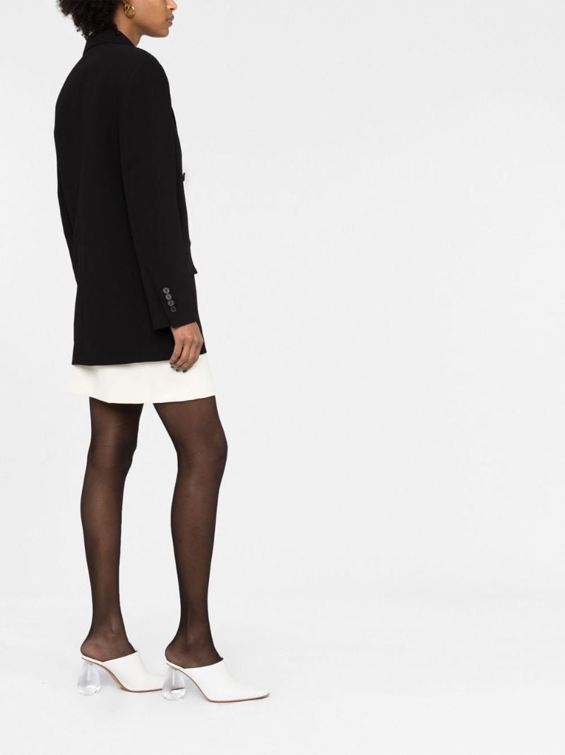 Black Tanner Double-breasted Blazer