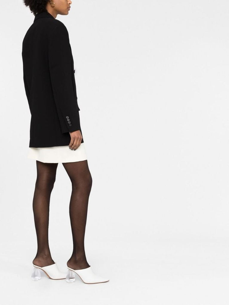 Black Tanner Double-breasted Blazer