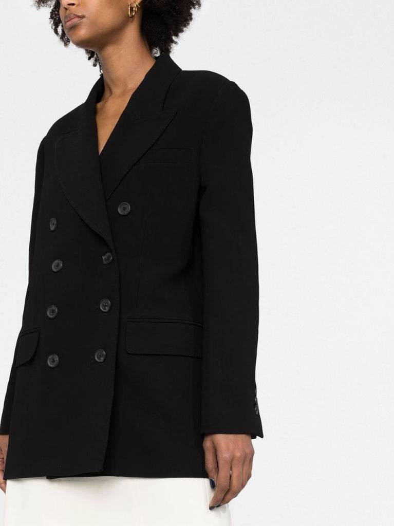 Black Tanner Double-breasted Blazer