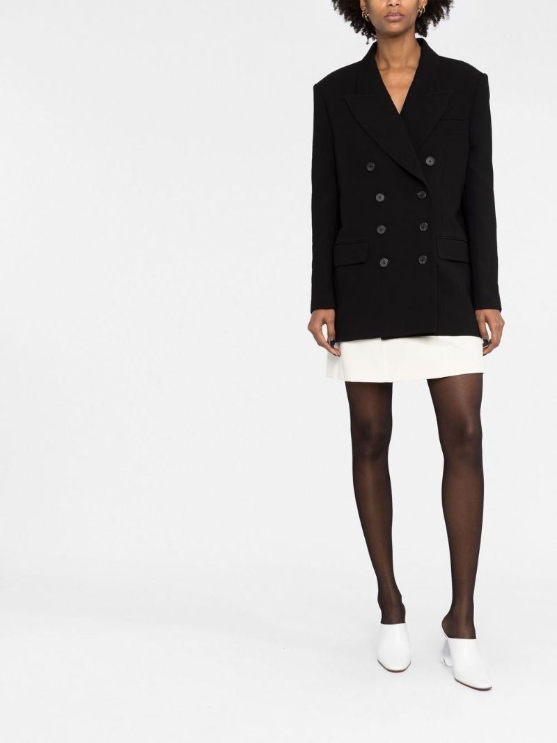 Black Tanner Double-breasted Blazer