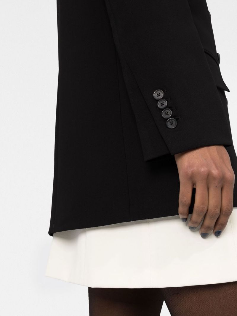 Black Tanner Double-breasted Blazer