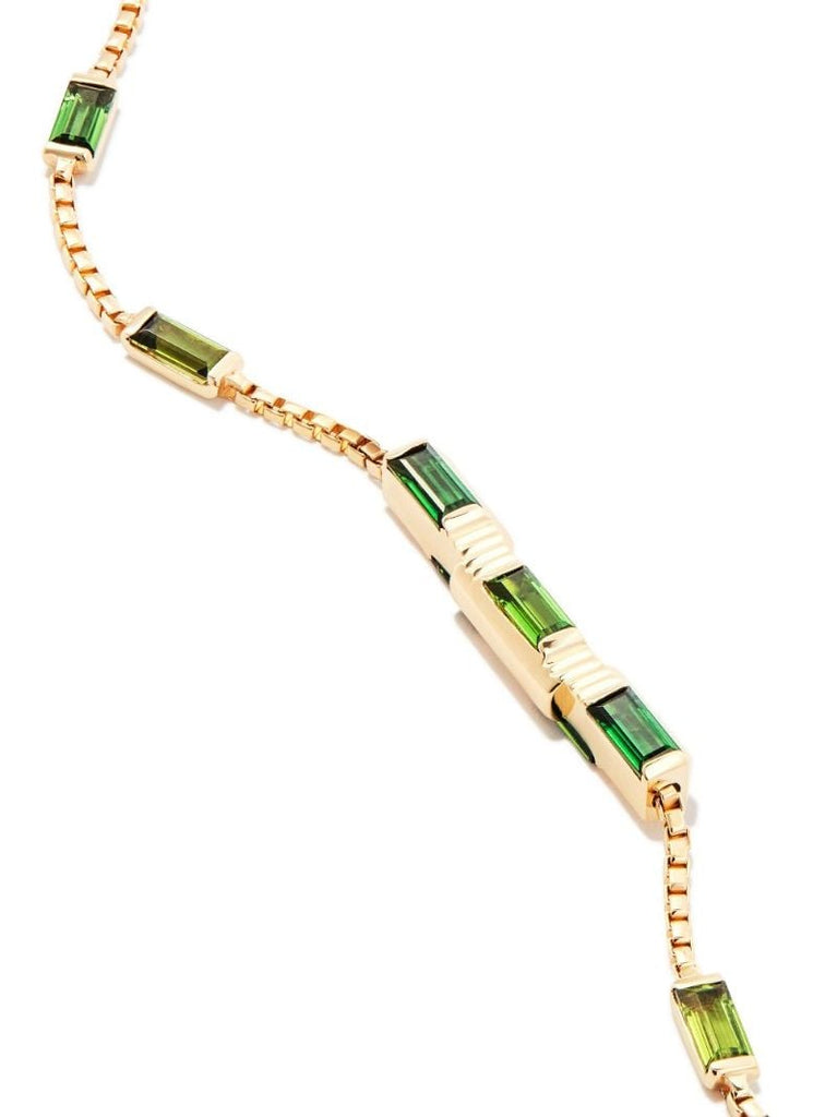18k Yellow Gold Link to Love Tourmaline Bracelet
