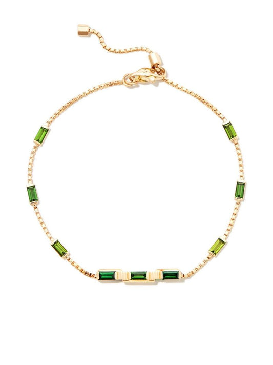 18k Yellow Gold Link to Love Tourmaline Bracelet