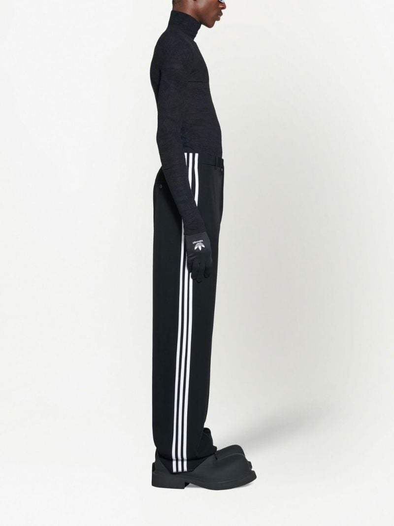 X Adidas Black Logo Embroidered Tailored Trousers