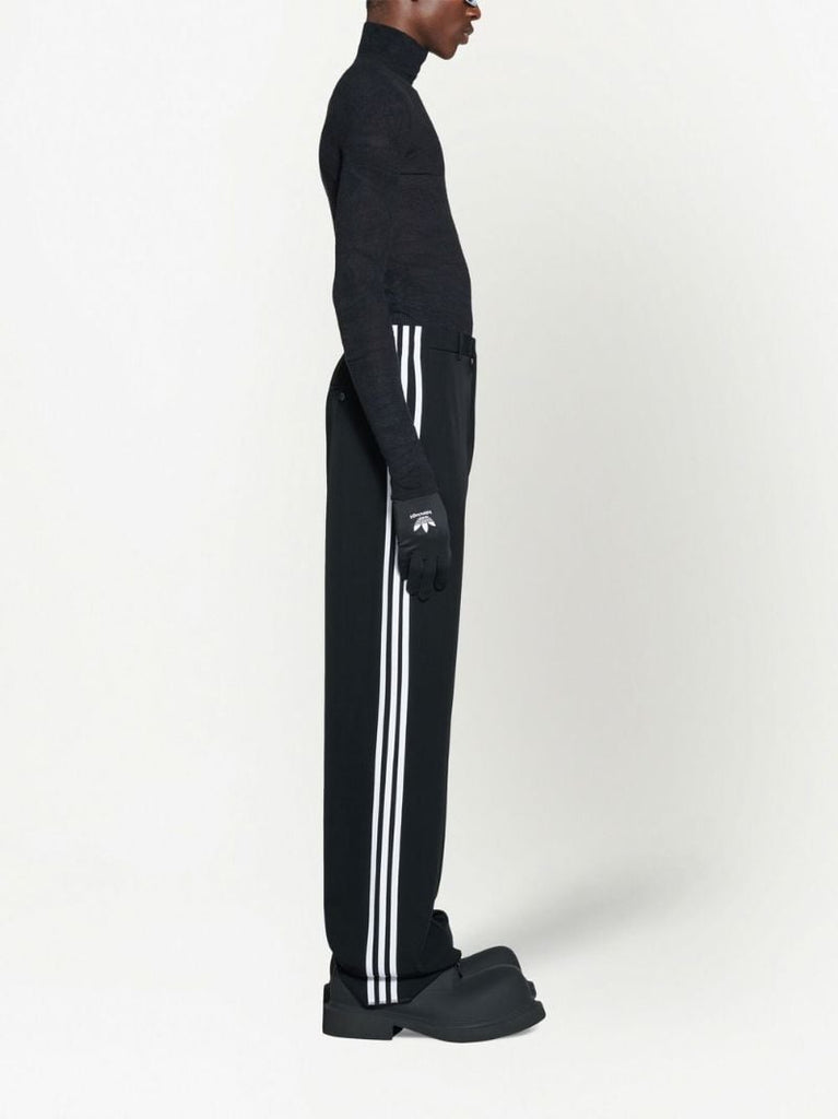 X Adidas Black Logo Embroidered Tailored Trousers