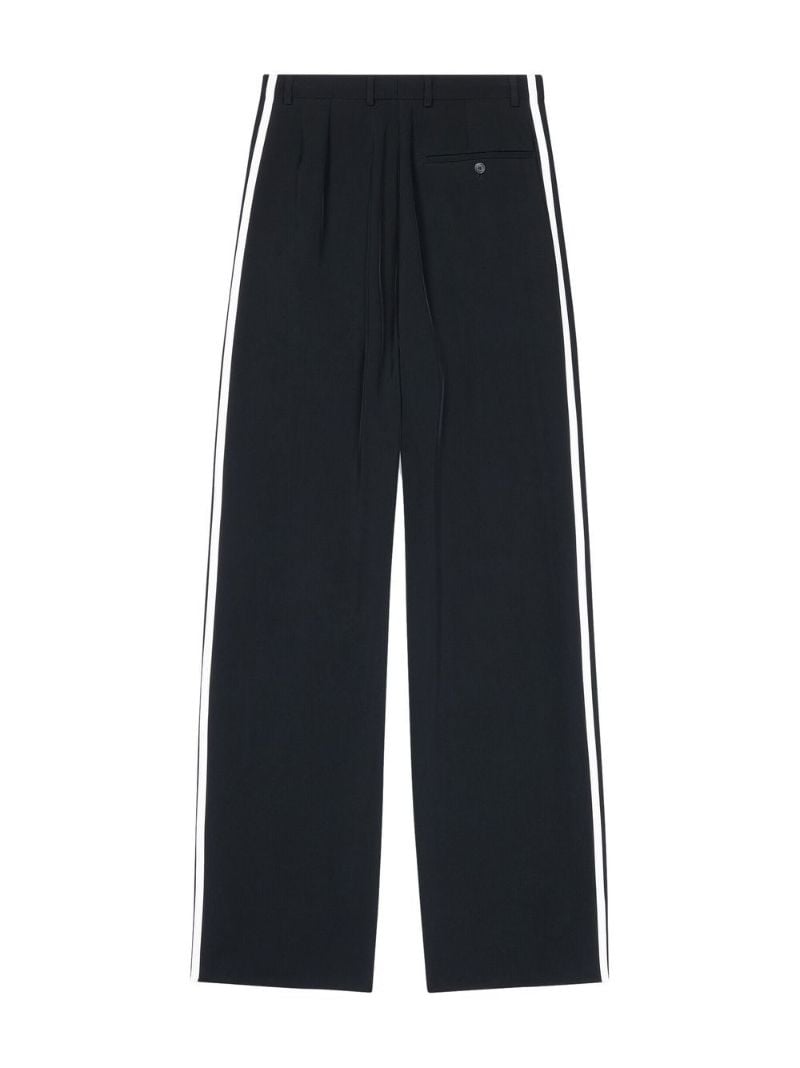 X Adidas Black Logo Embroidered Tailored Trousers