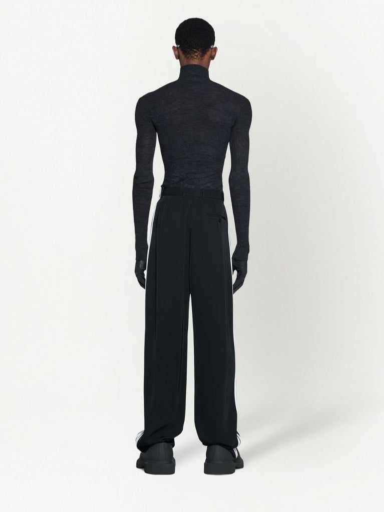 X Adidas Black Logo Embroidered Tailored Trousers