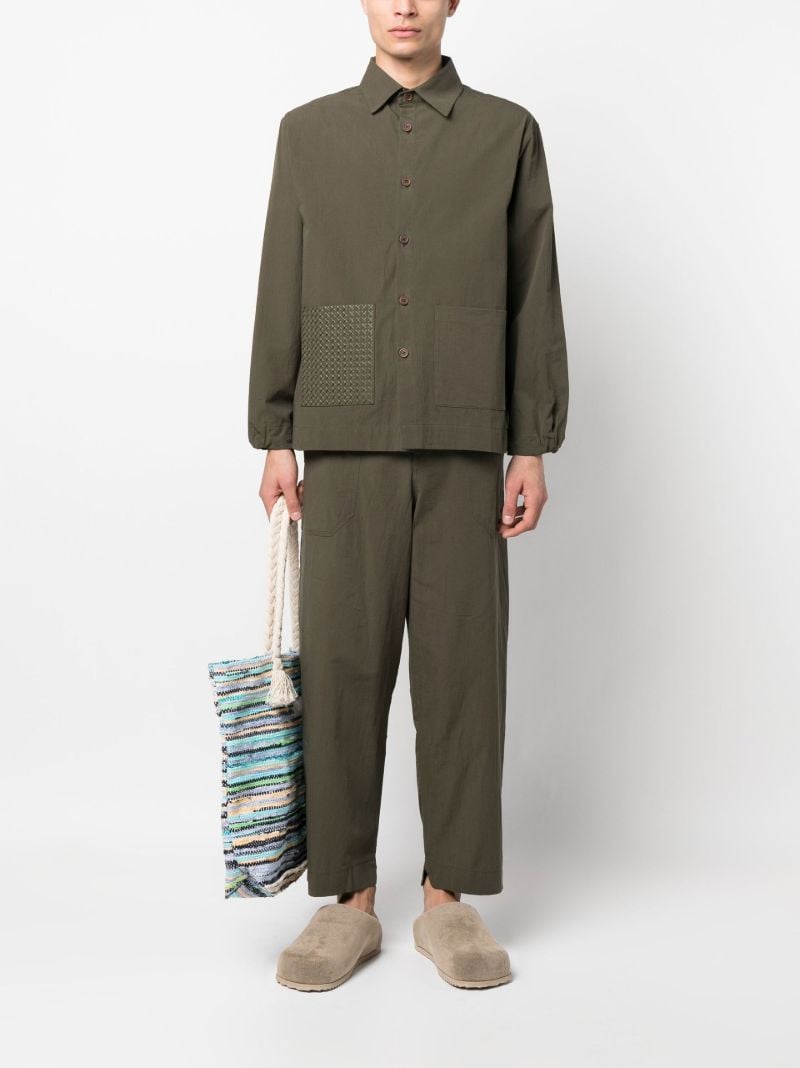 Green Santiago Organic Cotton Overshirt