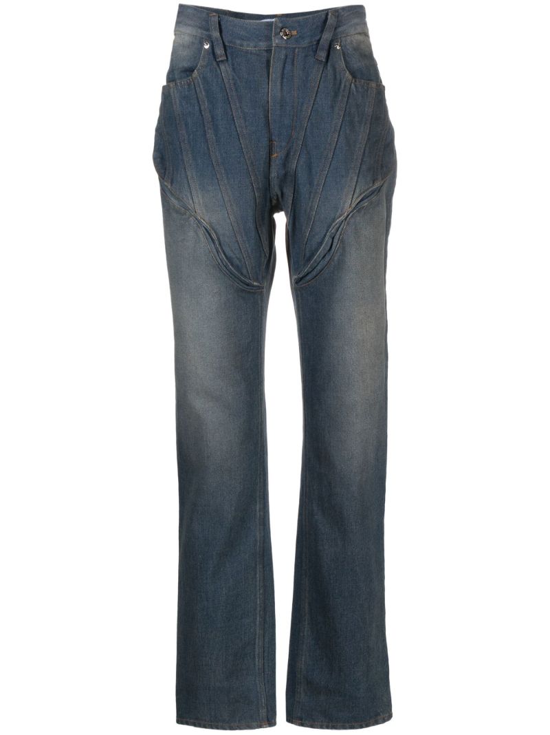 Blue Dart Detail Jeans