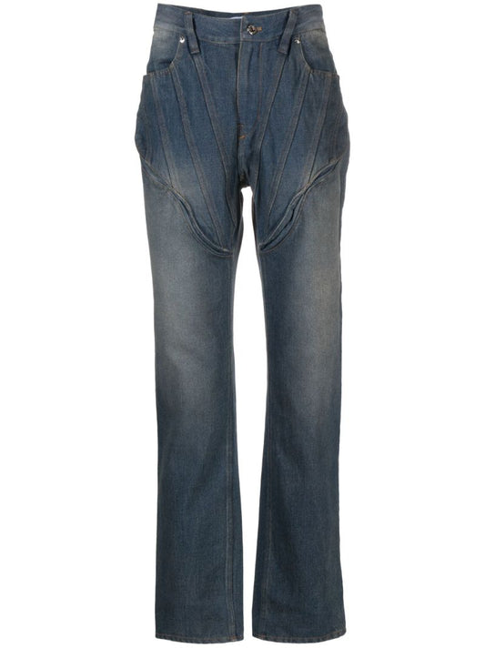Blue Dart Detail Jeans