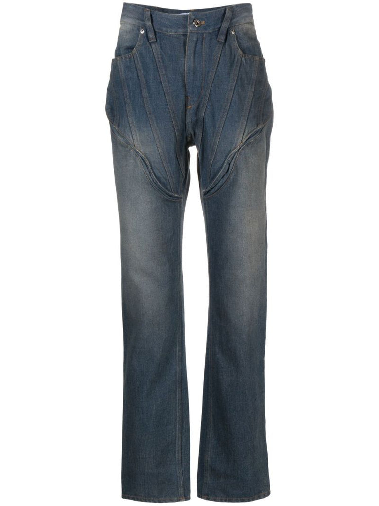 Blue Dart Detail Jeans