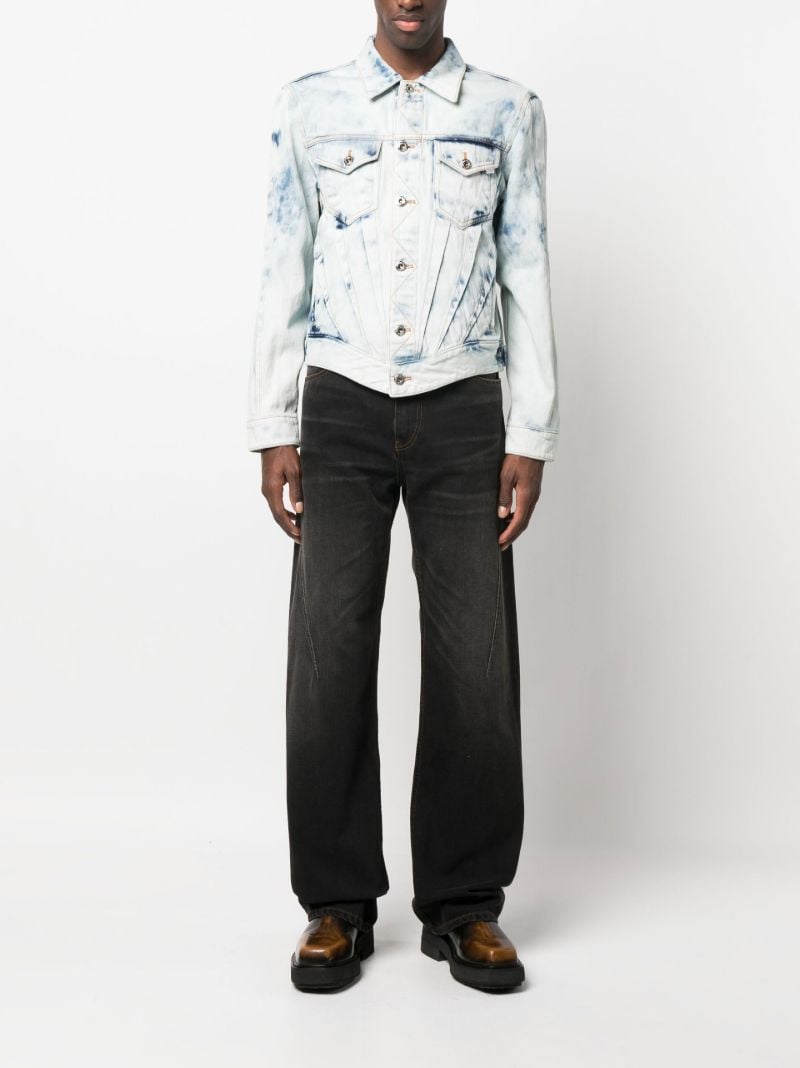 Blue Corset Denim Jacket