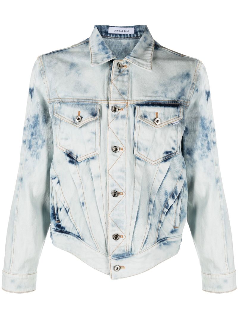 Blue Corset Denim Jacket