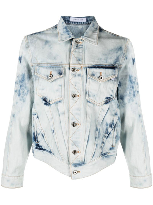 Blue Corset Denim Jacket