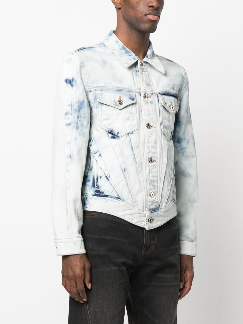 Blue Corset Denim Jacket