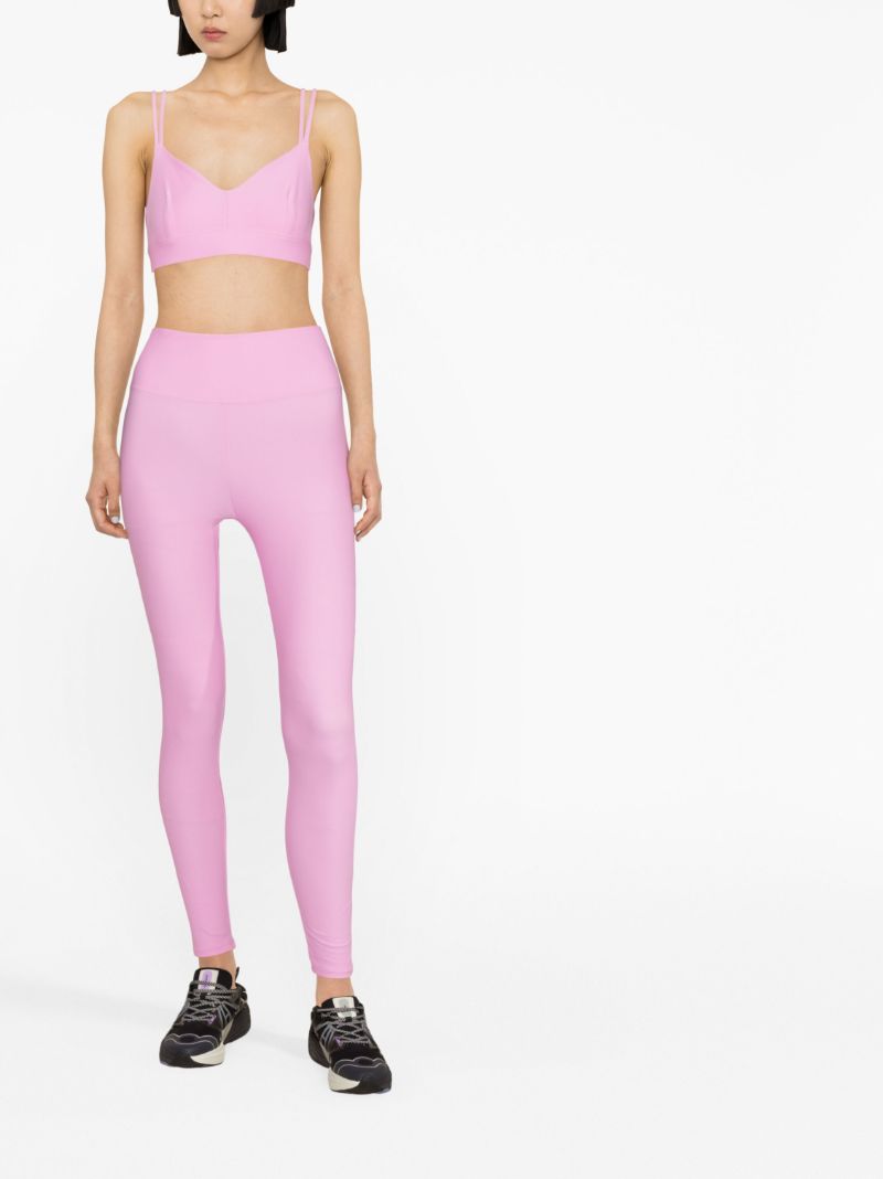 Pink High-waist Leggings