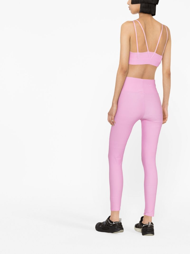 Pink High-waist Leggings