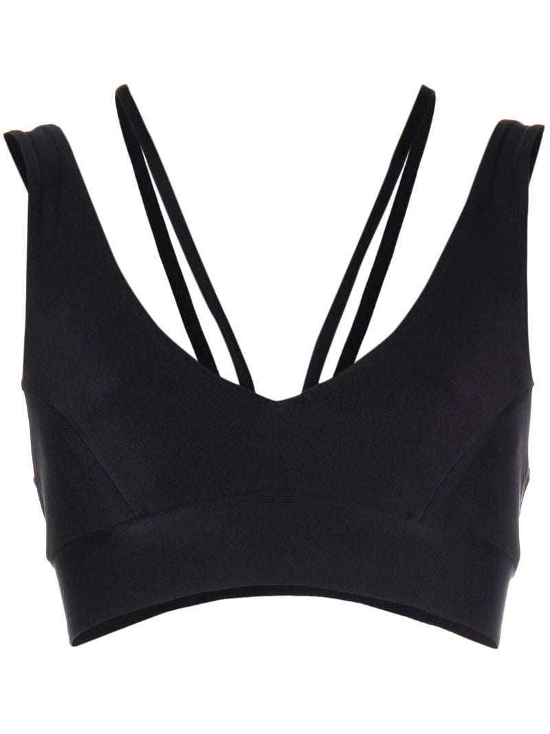 Black W Sports Bra