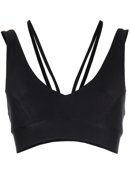 Black W Sports Bra