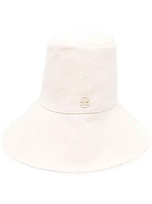Neutral Logo-embroidered Cotton Bucket Hat
