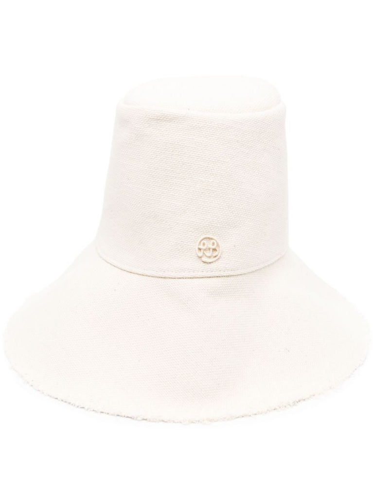 Neutral Logo-embroidered Cotton Bucket Hat