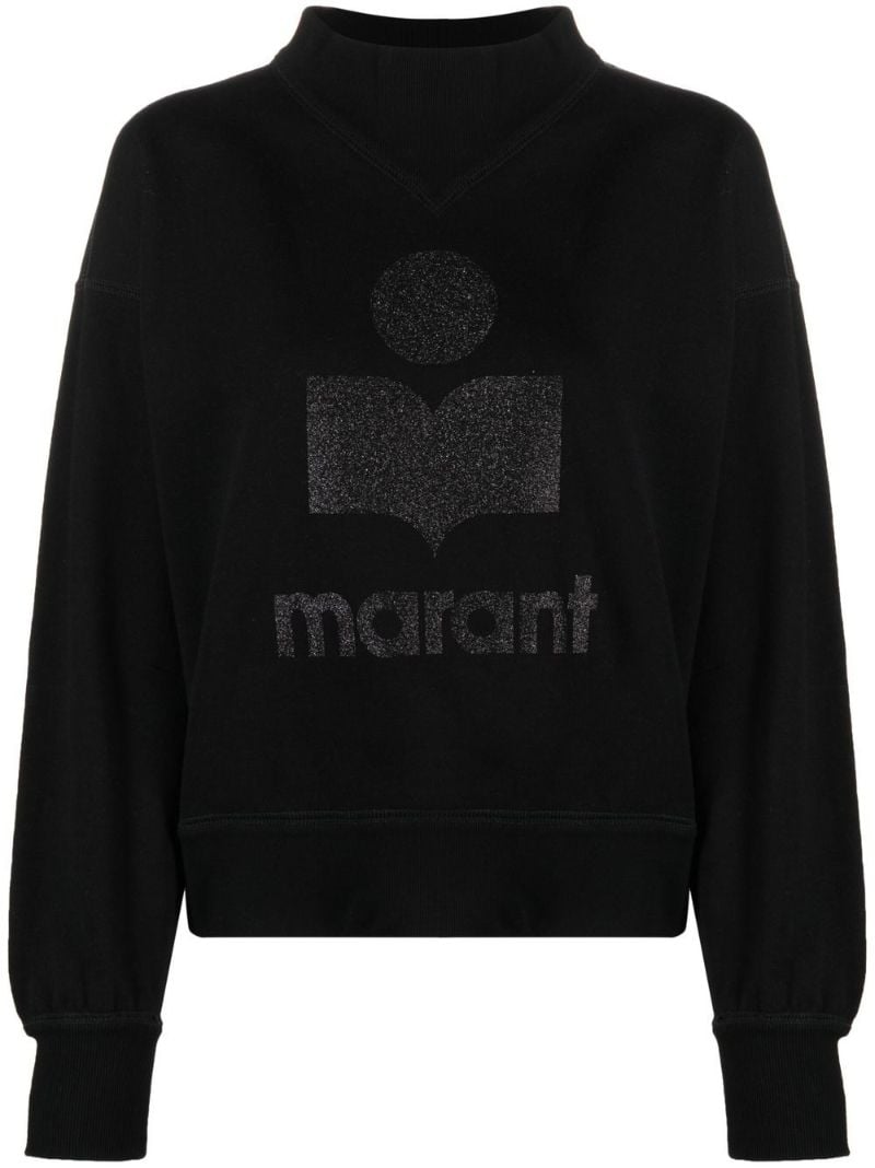 Black Moby Logo Sweatshirt