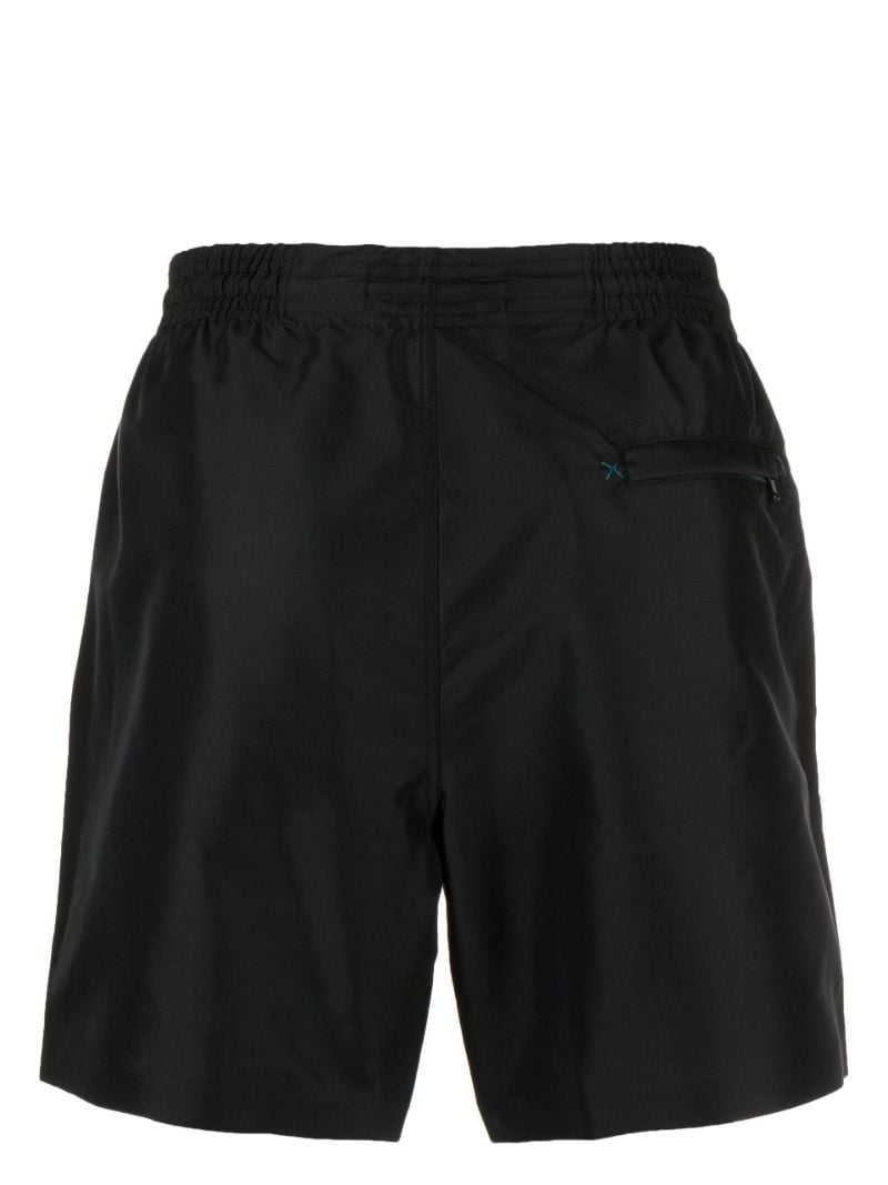 Black Drawstring Swim Shorts
