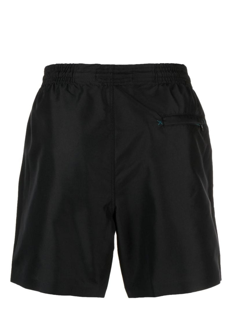 Black Drawstring Swim Shorts