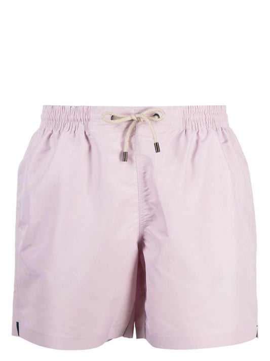 Purple Drawstring Swim Shorts