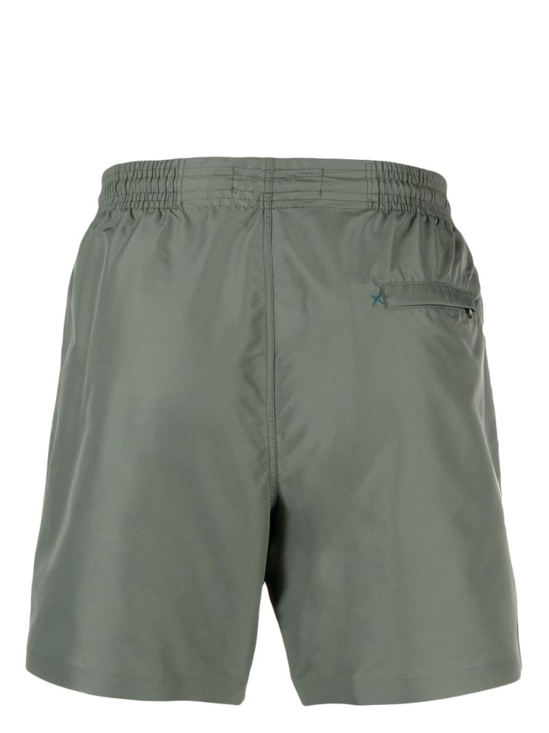 Khaki Drawstring Swim Shorts