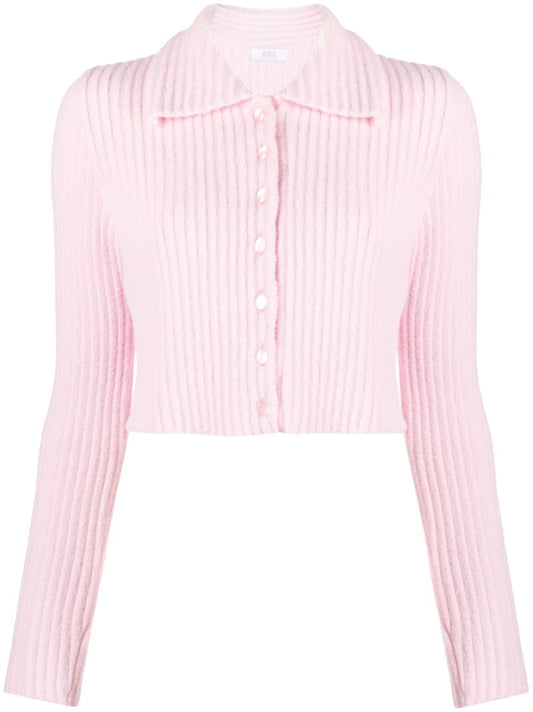 Pink Cheerleader Cropped Cardigan