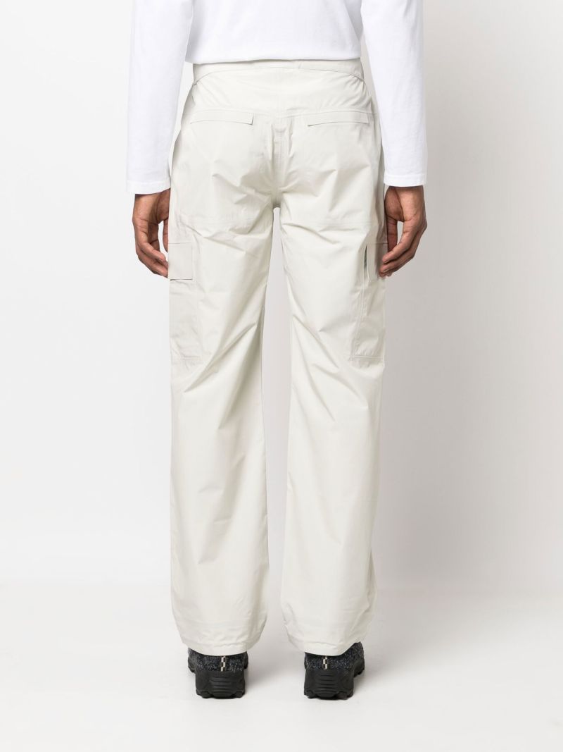 White Giske Tech Straight Leg Trousers
