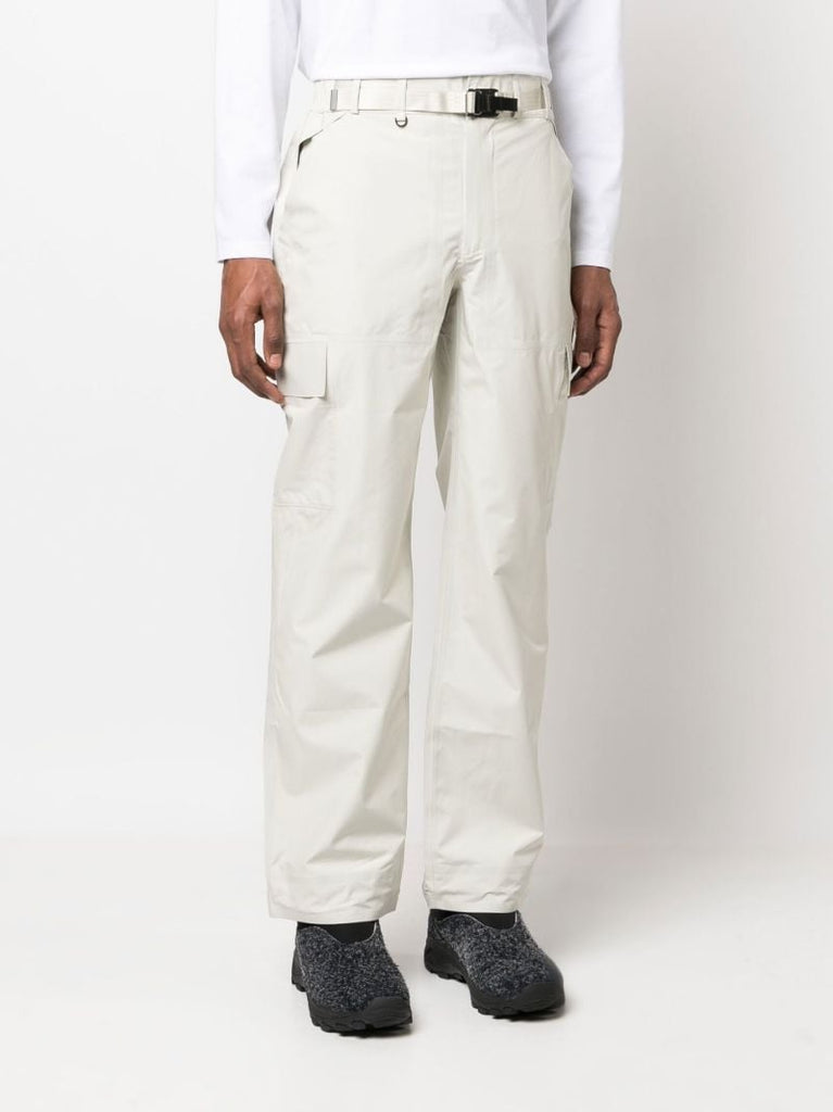 White Giske Tech Straight Leg Trousers