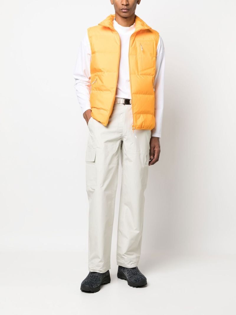White Giske Tech Straight Leg Trousers