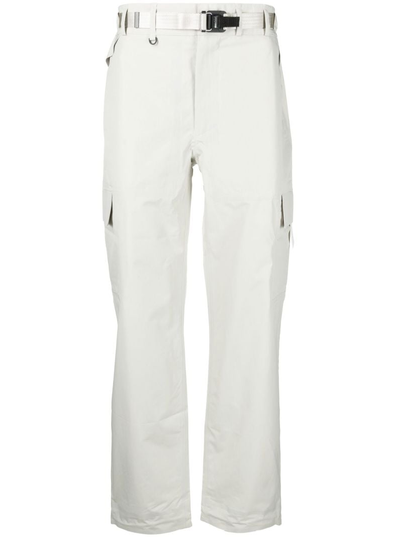 White Giske Tech Straight Leg Trousers