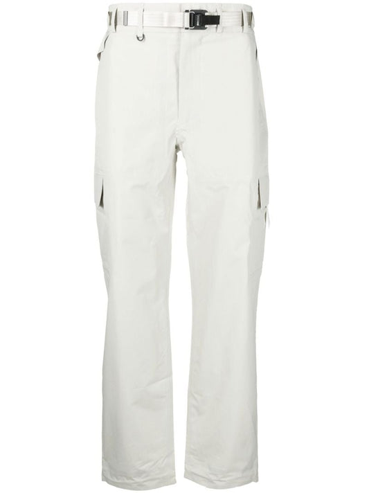 White Giske Tech Straight Leg Trousers